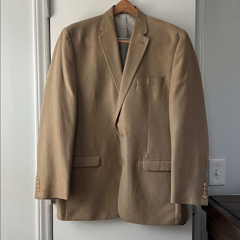 Ralph‎ Lauren Beige Blazer with Checkered Lining